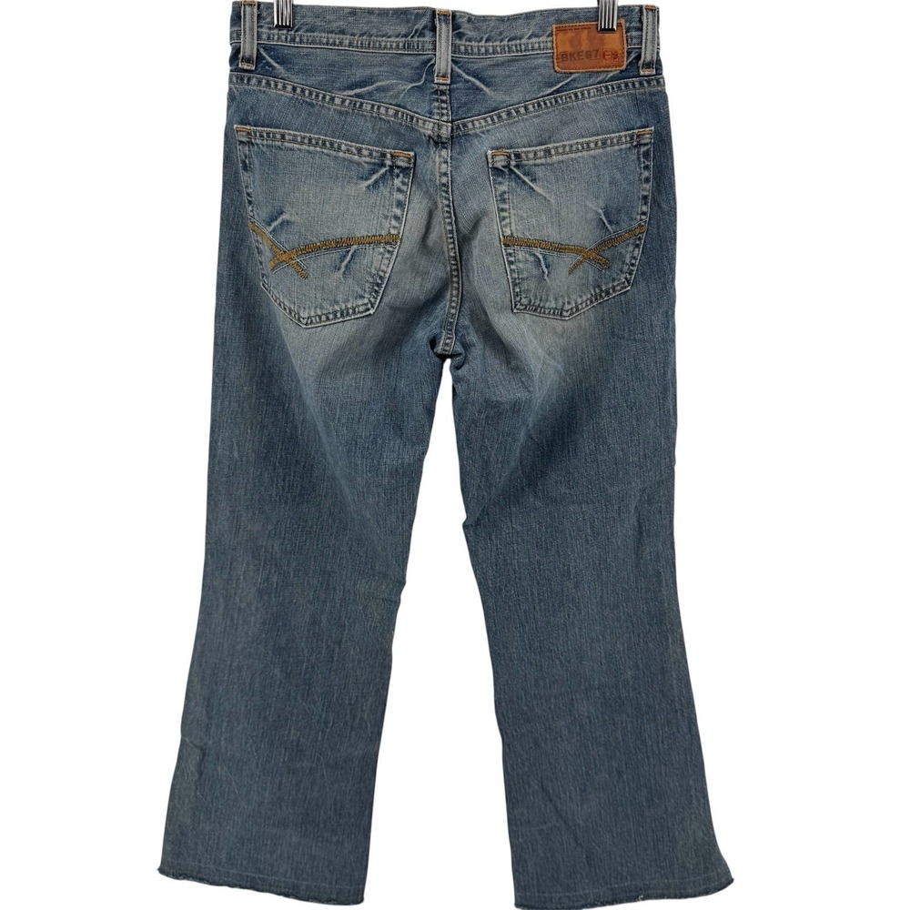 Vintage 90's Buckle BKE67 'Jaxon' Distressed Bootcut Jeans Sz 31 (Actual 32x31)